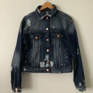 M1858 New York Lagan Relaxed Denim Jacket Size L